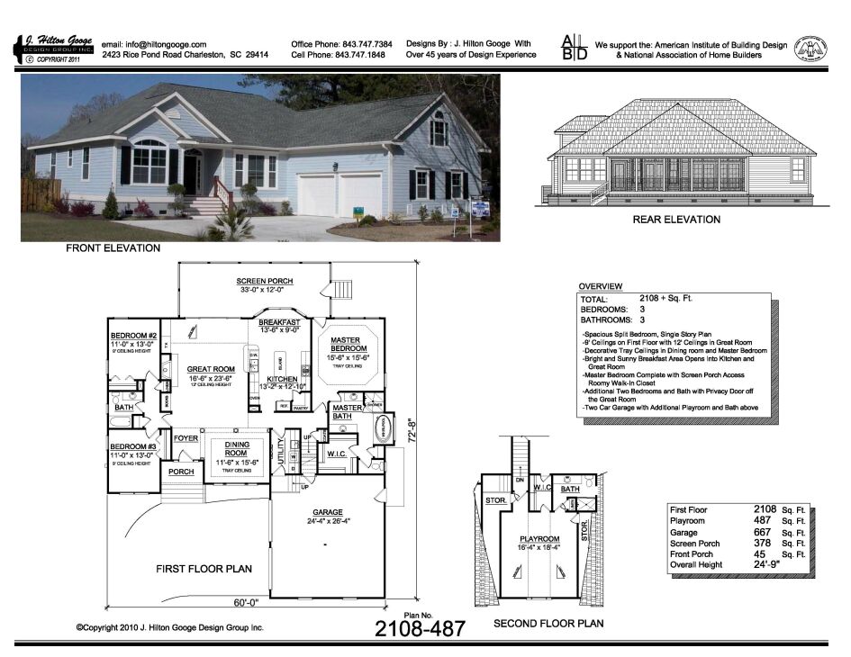 J. Hilton Googe Design Group, Inc. : Stock Plan #2108-487