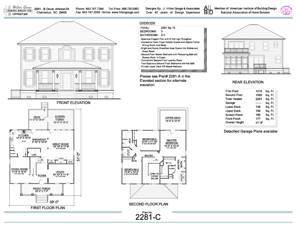 J. Hilton Googe Design Group, Inc. : Stock Plan #2281-C