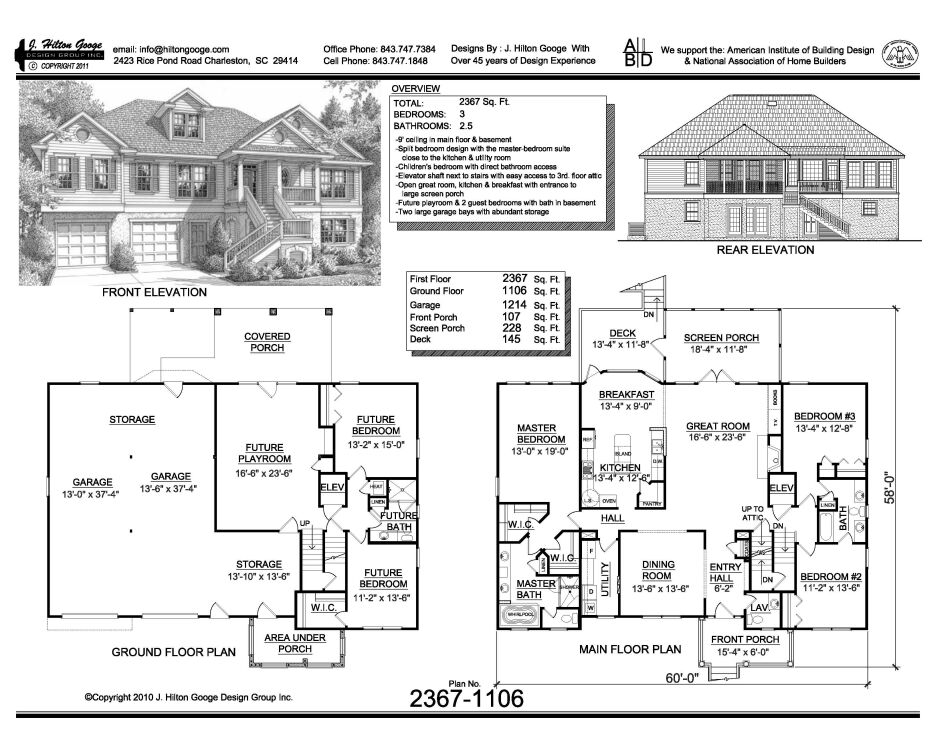 J. Hilton Googe Design Group, Inc. : Stock Plan #2367-1106