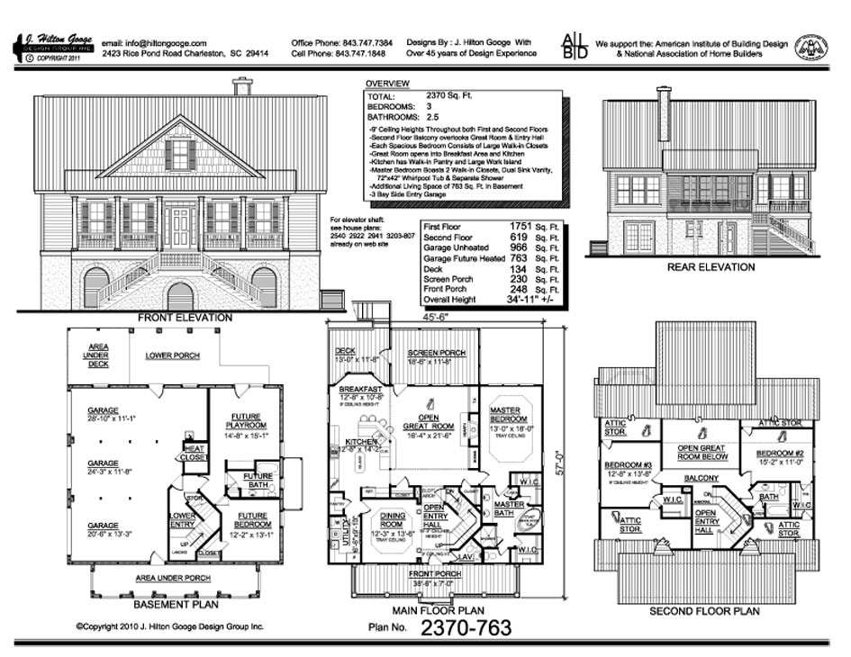 J. Hilton Googe Design Group, Inc. : Stock Plan #2370-763