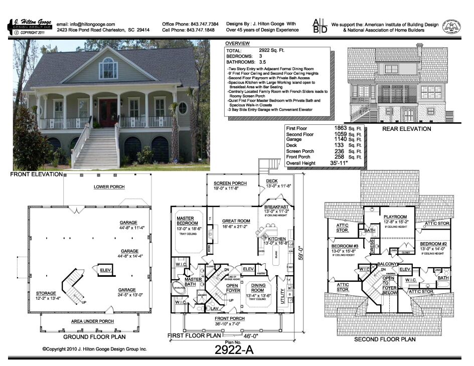 J. Hilton Googe Design Group, Inc. : Stock Plan #2922-A