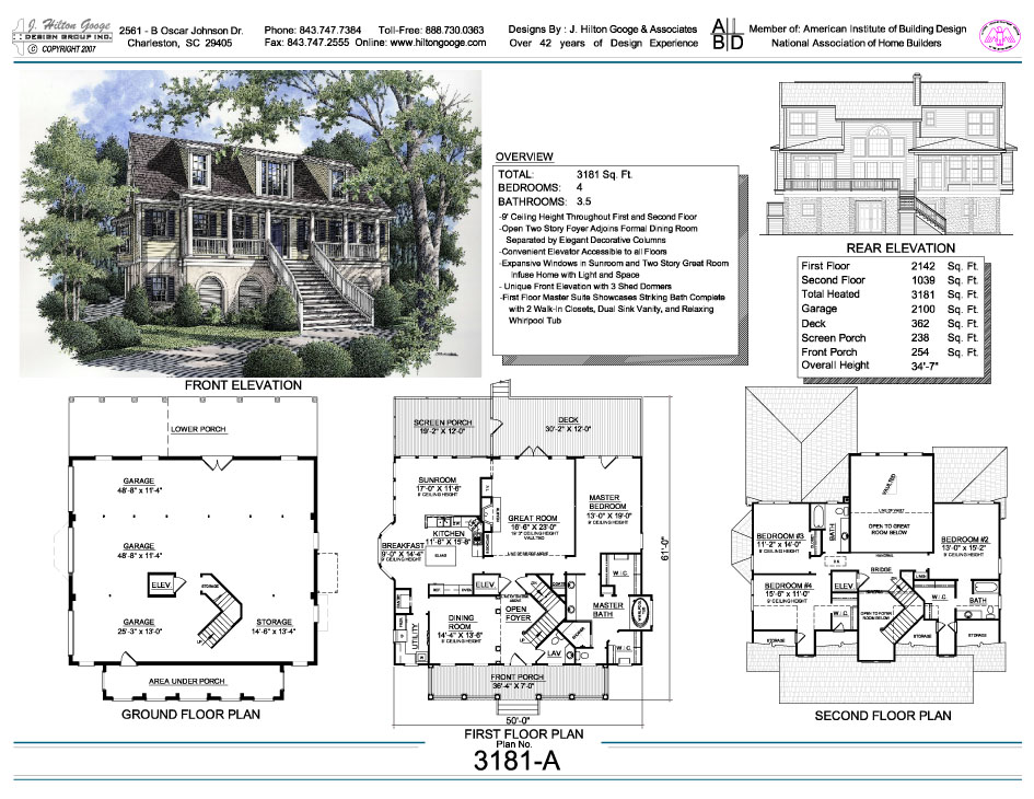 J. Hilton Googe Design Group, Inc. : Stock Plan #3181-A