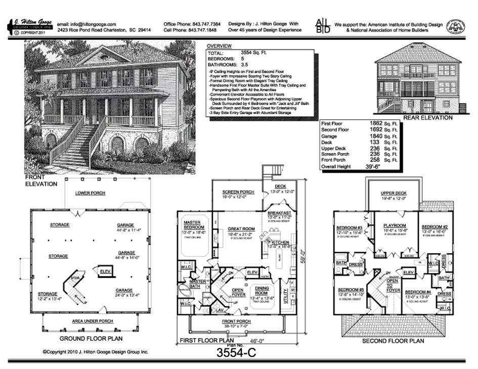 J. Hilton Googe Design Group, Inc. : Stock Plan #3554-C