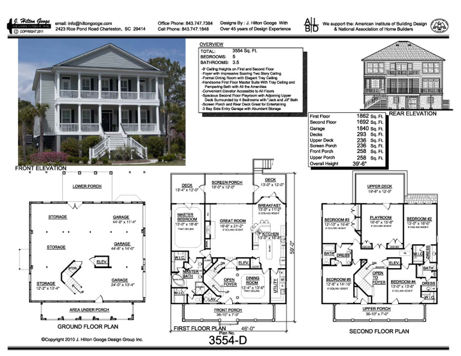 J. Hilton Googe Design Group, Inc. : Stock Plan #3554-D